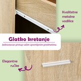  Noćni ormarić boja hrasta sonome 50 x 32 x 60 cm | shoptok.hr