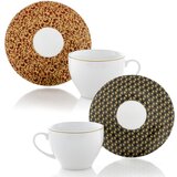 Evviva Set skodelica za čaj s podstavkom Ortisei 220ml / 2 kos / porcelan, (20825656) Cene
