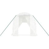  Staklenik s čeličnim okvirom bijeli 40 m² 20 x 2 x 2 m | shoptok.hr