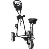 Golf Trolej s sjedištem Crna i bijela 100 x 60 x 130 cm Željezo | shoptok.hr