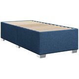  Boxspring krevet s madracem Plava 90 x 190 cm Tkanina - Plava 90 x 190 cm Dizajn s rombovima | shoptok.hr