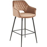 MID.YOU BARSKI STOL, črna, rjavosiva | Shoptok.si