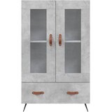  Visoka komoda boja betona 69,5 x 31 x 115 cm konstruirano drvo | shoptok.hr