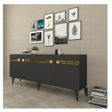 Hanah home komoda hayat KB150 anthracite gold Cene