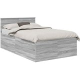  Krevetna konstrukcija s uzglavljem Siva Sonoma 120 x 190 cm | shoptok.hr