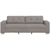 SOFA za 3 osobe Sivo-smeđa 220 cm tkanina Slike