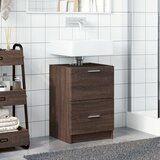 Ormarić za umivaonik smeđa boja hrasta 40 x 37 x 59 cm drveni | shoptok.hr