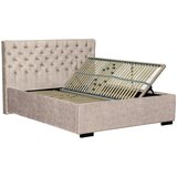 Modern Living Oblazinjena Postelja Miami Storage, Krem, 180x200 | Shoptok.si