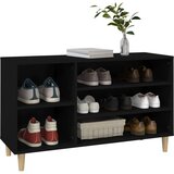 Ormarić za cipele crni 102 x 36 x 60 cm od konstruiranog drva | shoptok.hr