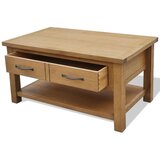  Stolić za kavu od masivne hrastovine 88 x 53 x 45 cm | shoptok.hr