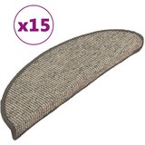  Samolepilne preproge za stopnice 15 kosov 56x17x3cm bež in sive, (20802641) | Shoptok.si