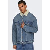 Only & Sons Prehodna jakna 'ONSWILSON' moder denim | Shoptok.si