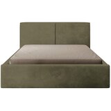 MID.YOU OBLAZINJENA POSTELJA 140 cm x 200 cm , les, tekstil, leseni material svetlo zelena | Shoptok.si