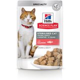 Hill’s Ekonomično pakiranje: Feline vrećice 24 x 85 g - Young Adult Sterilised losos Cijene