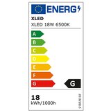 Xled 18W 6500K Ugradni okrugli LED panel,1980Lm,otvor 195mm,IP20 M.No12002687