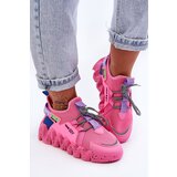 Kesi Modern Square Zippered Shoes Pink Evolution