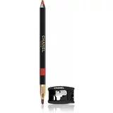 Chanel Le Crayon Lèvres Long Lip Pencil svinčnik za ustnice za dolgoobstojen učinek odtenek 180 Rouge Brique 1,2 g