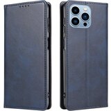 INORCO Preklopna torbica za telefon denarnica za iPhone 13 Pro Max 6,7 palca, magnetno usnjeno stojalo s telečjo teksturo, (22035795) Cene