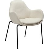 DAN-FORM Denmark Kremno bel fotelj iz tkanine bouclé Zimmer – | Shoptok.si