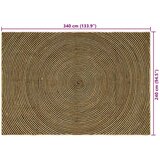  Tepisi za područja Crna 240 x 340 cm Juta | shoptok.hr