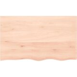 Stolna Mizna plošča 100x60x6 cm neobdelana trdna hrastovina, (20818510) | Shoptok.si