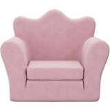  Dječji kauč na razvlačenje ružičasti mekani plišani | shoptok.hr