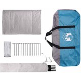  Kabinski šator s krovom Plava 400 x 210 x 180 cm Poliester | Eponuda.com