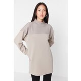 Trendyol Mink Color Block Knitted Tunic | Shoptok.si