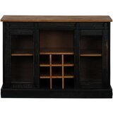 vidaXL Bivak HALDEN 2 drsna vrata črna 112x40x80 cm masivni les | Shoptok.si