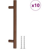  Ručke za ormarić 10 kom brončane 128 mm od nehrđajućeg čelika | shoptok.hr