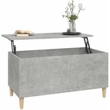  Stolić za kavu siva boja betona 90x44,5x45 cm konstruirano drvo | shoptok.hr