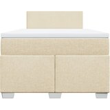  Krevet box spring s madracem krem 120 x 190 cm od tkanine | shoptok.hr