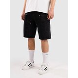 Carhartt WIP Og Double Knee Kratke hlace snake camo / blk hvy stn ws Cene
