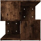  Stranska mizica dimljeni hrast 40x40x40 cm inženirski les, (20712455) | Shoptok.si