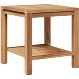  Kava Stol s pohranom Smeđa 45 x 45 x 45 cm Čvrsto teak drvo | shoptok.hr
