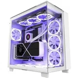 H9 Elite White Atx ohišje iz kaljenega stekla, (21408745)