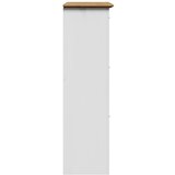  Stalak za cipele "BODO" bijela i smeđa 80x35x118 cm | shoptok.hr