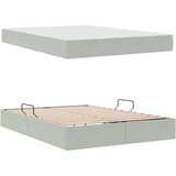  s madracem i skladištem Svijetlo siva 140 x 190 cm | shoptok.hr