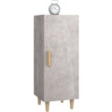  Komoda betonsko siva 34,5x34x90 cm konstruiran les, (20654795) | Shoptok.si