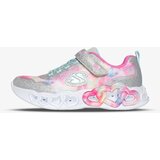 Skechers Superge 'Infinite Heart Lights' azur / fuksija / svetlo roza / srebrna | Shoptok.si