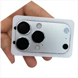 INF matirano kaljeno steklo za zaščito leč fotoaparata za iphone 14 Pro/15 Pro/16 pro - srebrno bela, (5000090775) | Shoptok.si