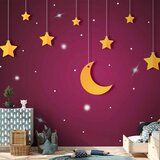  Foto tapeta - Skyline - violet night sky landscape with stars for children 300x210 Vodootporna | shoptok.hr