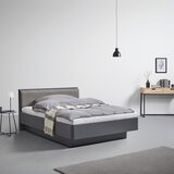 Bessagi Home Oblazinjena Postelja Mariello, Antracit, Rjava, 140x200 Cene