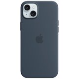 Apple iPhone 15 Plus Silicone Case with MagSafe - Storm Blue | shoptok.hr