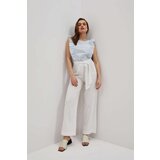 Moodo LADIES TROUSERS L-SP-4028 WHITE Cene