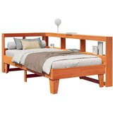  Krevet s regalom za knjige bez madraca 75 x 190 cm od borovine | shoptok.hr