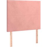  Posteljni okvir z vzglavjem roza 100x200 cm žamet, (20905887) | Shoptok.si