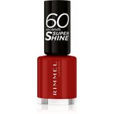 Rimmel London 60 Seconds Super Shine hitro sušljiv lak za nohte 8 ml odtenek 315 Queen Of Tarts Cene