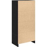 vidaXL Ormar s ladicom crni hrast 55,5x34x119,5 cm konstruirano drvo | shoptok.hr