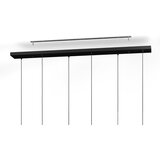 Eglo 390126 - visilica na sajli basidano 6xE27/40W/230V crna | Eponuda.com